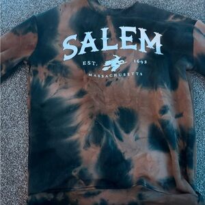 Salem Tie-Dye Sweatshirt - Black and Brown